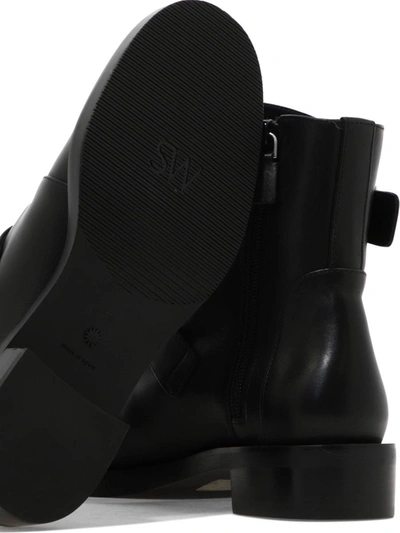 Shop Stuart Weitzman "ryder Pearl" Ankle Boots In Black