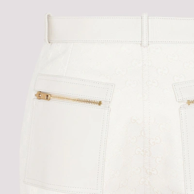 Shop Gucci Gg Short Pants In Nude &amp; Neutrals