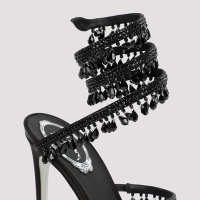 Shop René Caovilla Rene Caovilla  Chandelier Sandal Shoes In Black