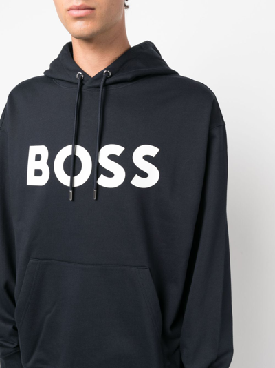 Hugo Boss Boss Man Sweatshirt Midnight Blue Size S Cotton