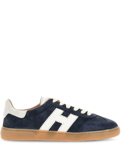 Shop Hogan Cool Low-top Sneakers In Blue