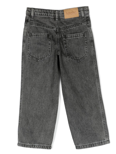 Shop Molo Straight-leg Jeans In Grey