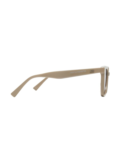 Shop Gentle Monster Noma Square-frame Sunglasses In Brown