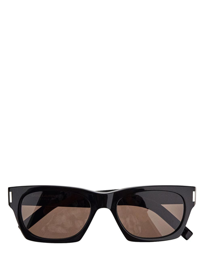 Shop Saint Laurent Rectangular Sunglasses