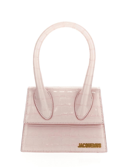 Shop Jacquemus Le Chiquito Moyen Handbag In Pink