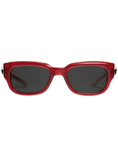 Shop Gentle Monster Nine Part Piece Sunglasses In Red
