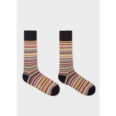 Shop Paul Smith Multicolour Stripe Socks