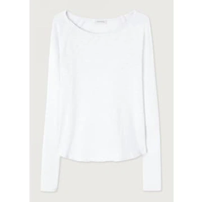 Shop American Vintage Long Sleeved Somona T-shirt In White