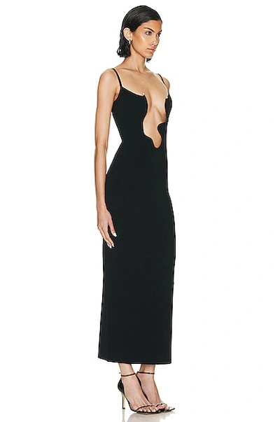 Christopher Esber Salacia Wire Maxi Dress In Black