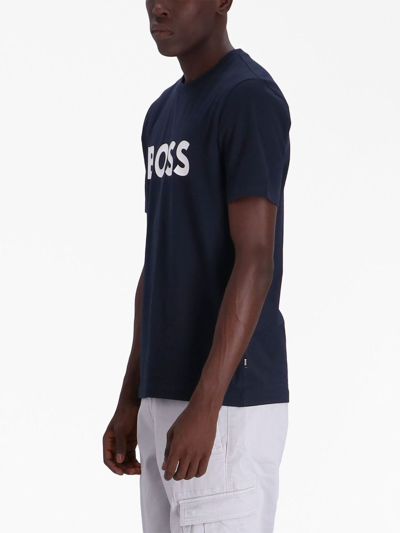 Hugo Boss Boss T-shirt "tiburt" In Blue