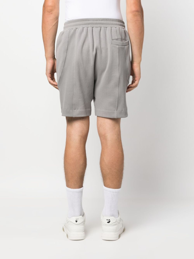 Shop Styland Organic Cotton Track Shorts In Grey