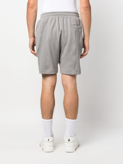Styland Organic Cotton Track Shorts In Grey