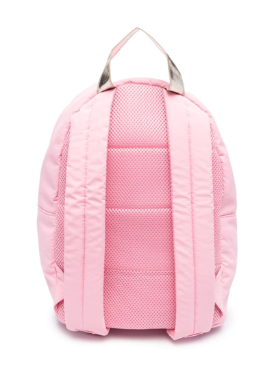 Shop Karl Lagerfeld Choupette Logo-print Backpack In Pink