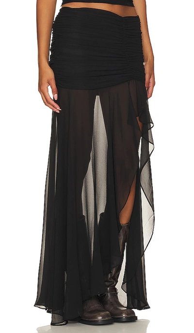 Majorelle Tatiana Skirt In Black