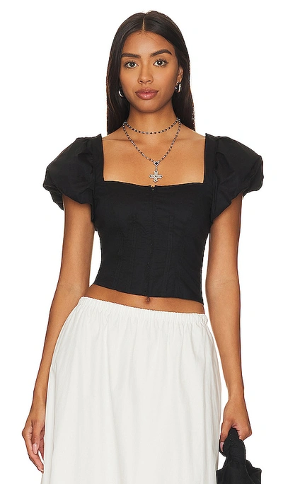 Shop Tularosa Cindy Top In Black