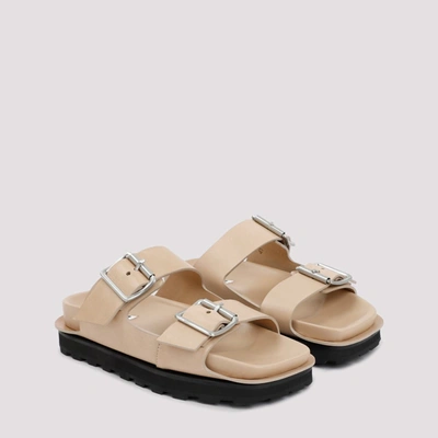 Shop Jil Sander Sandal Shoes In Nude &amp; Neutrals