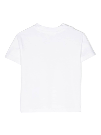 Shop Palm Angels Pop Pa Bear Cotton T-shirt In Weiss