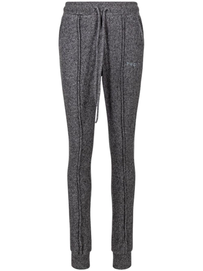 Shop Twenty Montreal Maddux Logo-embroidered Track Pants In Grey