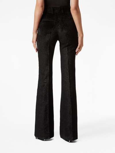 Philipp Plein Ausgestellte Cordhose In Black