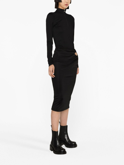 X DUA LIPA 结饰中长半身裙