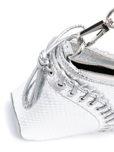 Ludovic De Saint Sernin The Cleavage Shoulder Bag In Silver