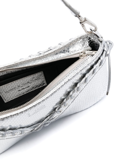 Ludovic De Saint Sernin The Cleavage Shoulder Bag In Silver