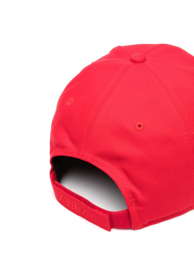 Shop Autry Icon Six-panel Baseball Cap In Rot
