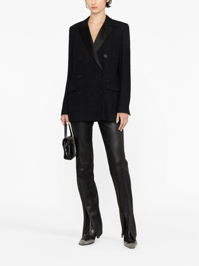 Iro Adelaide Double-breasted Blazer In Schwarz