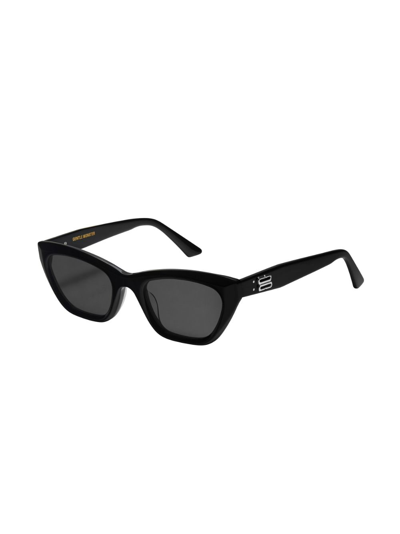 Shop Gentle Monster Oboe Cat-eye Frame Sunglasses In Schwarz