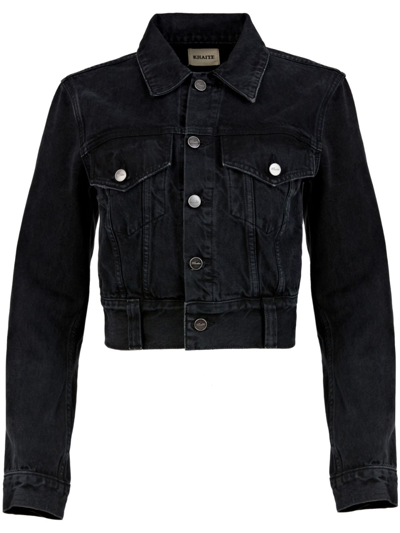 Khaite Rizzo Denim Jacket In 黑色
