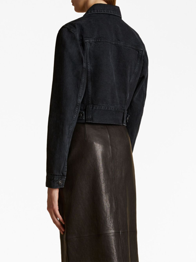 Khaite Rizzo Denim Jacket In 黑色