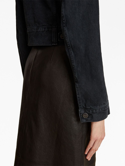 Khaite Rizzo Denim Jacket In 黑色