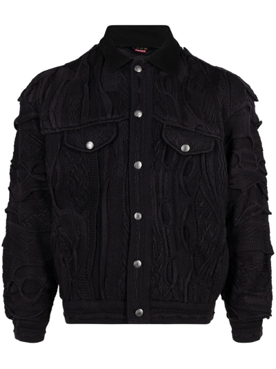 Shop Supreme Coogi Trucker Jacket In 黑色