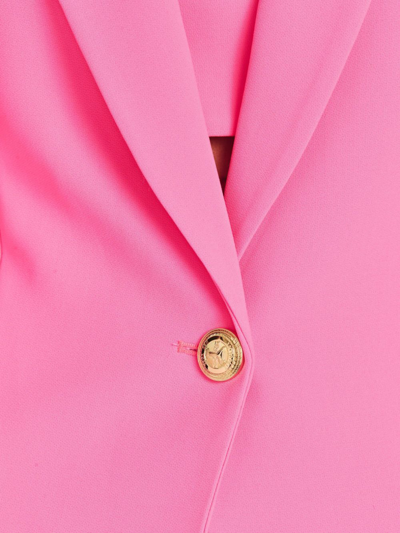 Shop Retroféte Kristen Single-breasted Blazer In 粉色