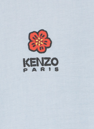 Shop Kenzo Boke Flower Shirt In Celeste