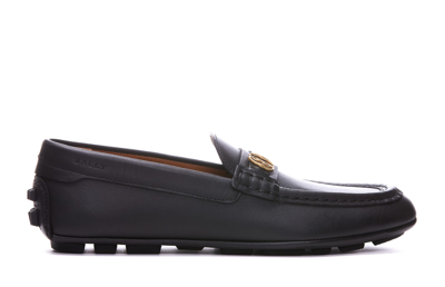 Shop Bally Keeper Loafers In Black
