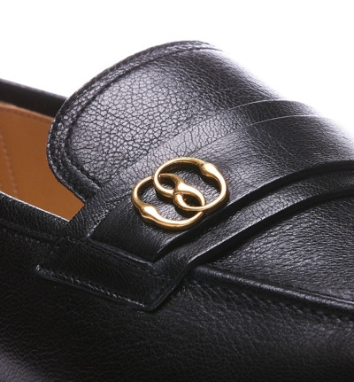 Shop Bally Sadei Loafers In Black