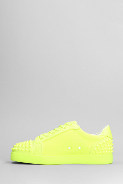 Shop Christian Louboutin Seavaste 2 Orlato Sneakers In Yellow Leather
