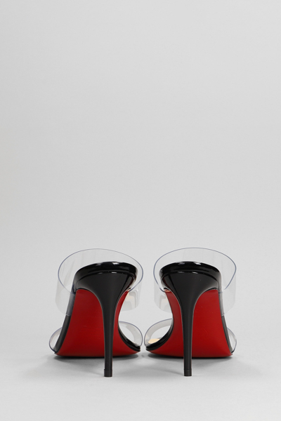 Shop Christian Louboutin Just Nothing Sandals In Black Patent Leather
