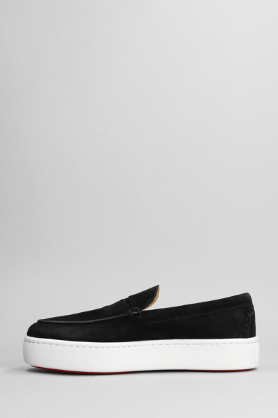 Paqueboat Leather Trainers In Black