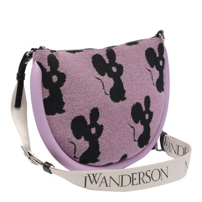 Shop Jw Anderson Bumper-moon Shoulder Bag In Lilac