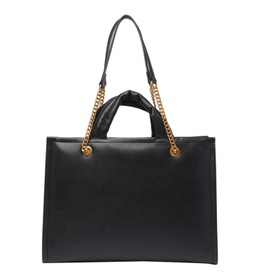 Shop Liu •jo Logo Tote Bag In Black