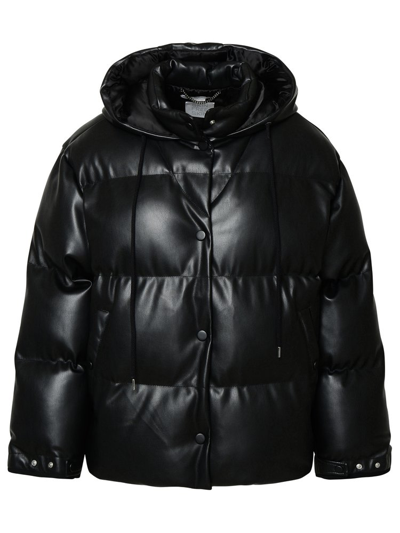 Shop Stella Mccartney Alter Mat Short Puffer Coat In Black