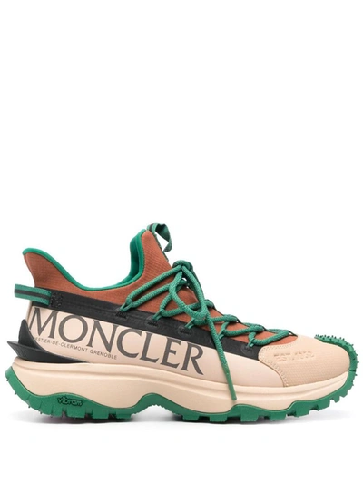 Shop Moncler Trailgrip Lite2 Low Sneakers In Brown