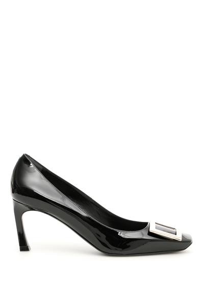 Shop Roger Vivier Belle Vivier Trompette 70 Pumps In Black