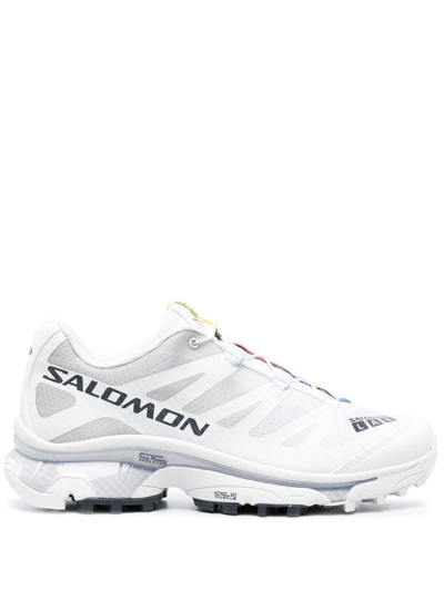 Shop Salomon White Xt-4 Sneakers In Weiss