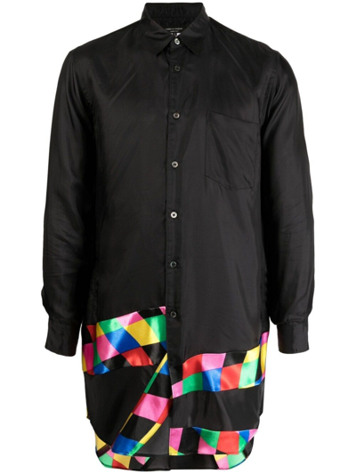 Shop Comme Des Garçons Homme Deux Long-sleeve Shirt In Black