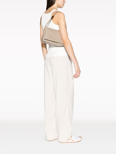 Marni Medium Prisma Leather Crossbody Bag In Neutrals