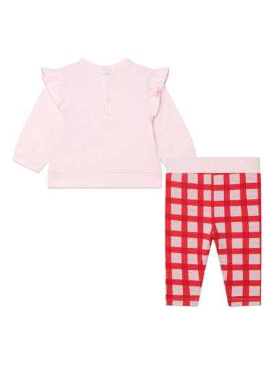 Kenzo Graphic-print Tracksuit Set In Pink