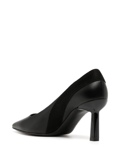 Ferragamo Vissia 70 Nappa Leather Pumps In Black